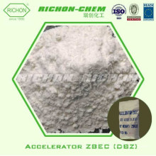 Accelerator ZBEC Powder CAS NO.14726-36-4 Aditivos ambientales verdes químicos superventas para el látex natural del neopreno del látex